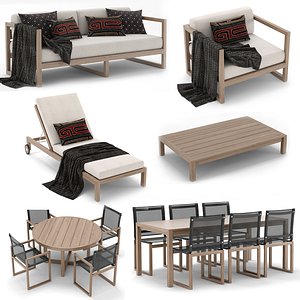 3D rh outdoor aegean model