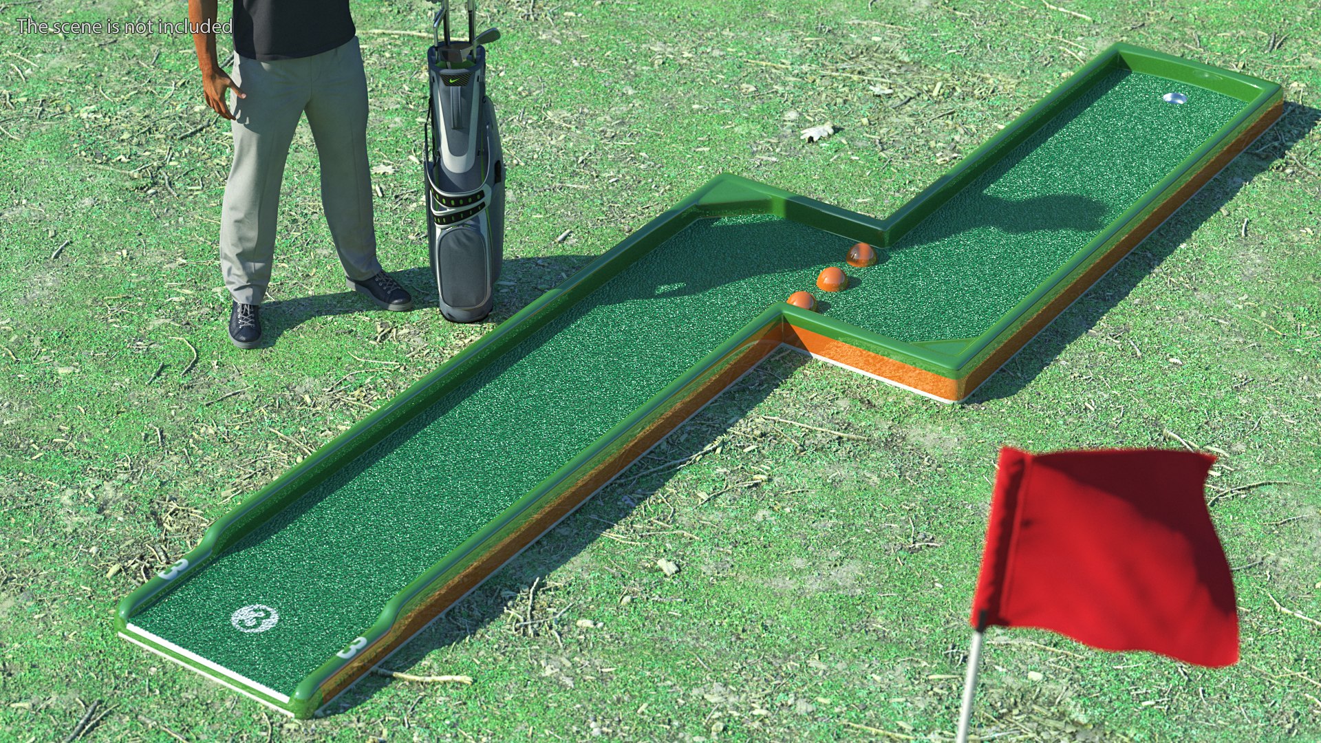 3D Minigolf 35 Portable Course Model - TurboSquid 1705121