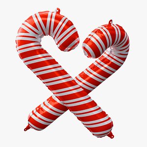 Christmas Crutches Foil Balloons Inflatable