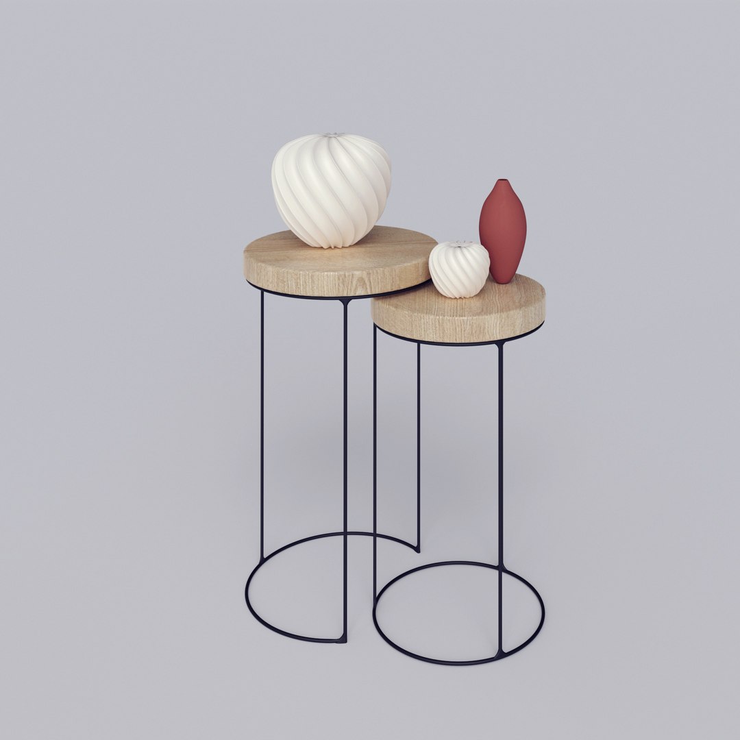 Decorative table model - TurboSquid 1216517