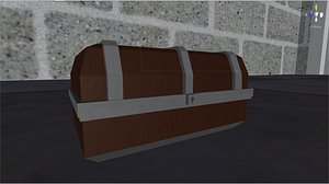Medieval Chest - Low Poly