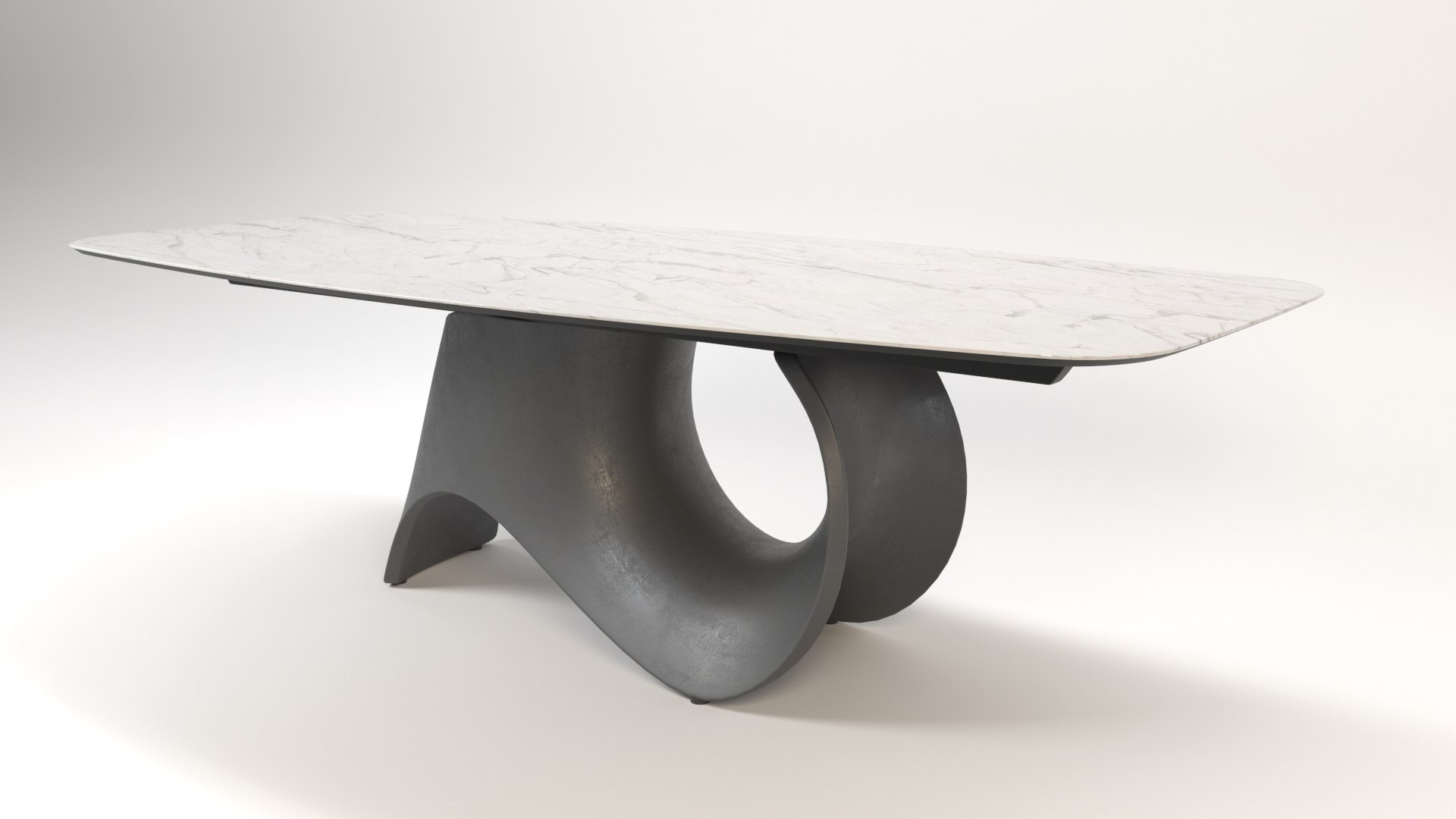 Seashell Dining Table Model - TurboSquid 2057142