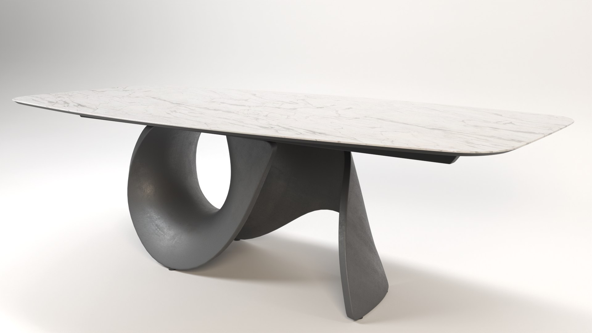 Seashell Dining Table Model - TurboSquid 2057142