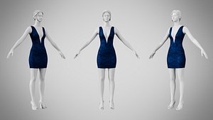 Dress 34 Sapphire Mist Velvet v2