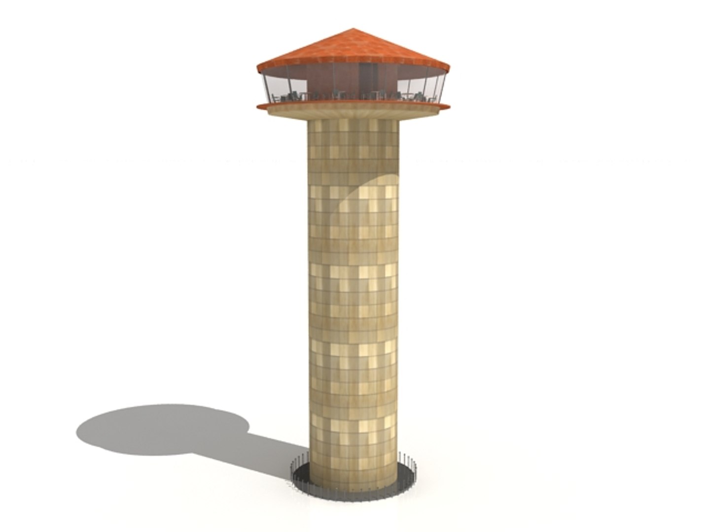 3d Model Revolving Restaurant