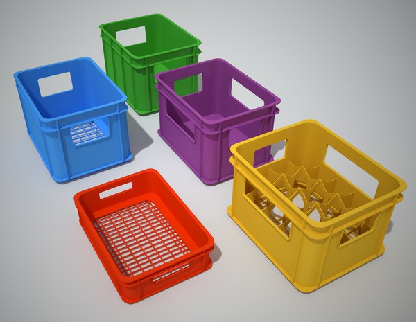 Plastic Crate 3D Models for Download TurboSquid