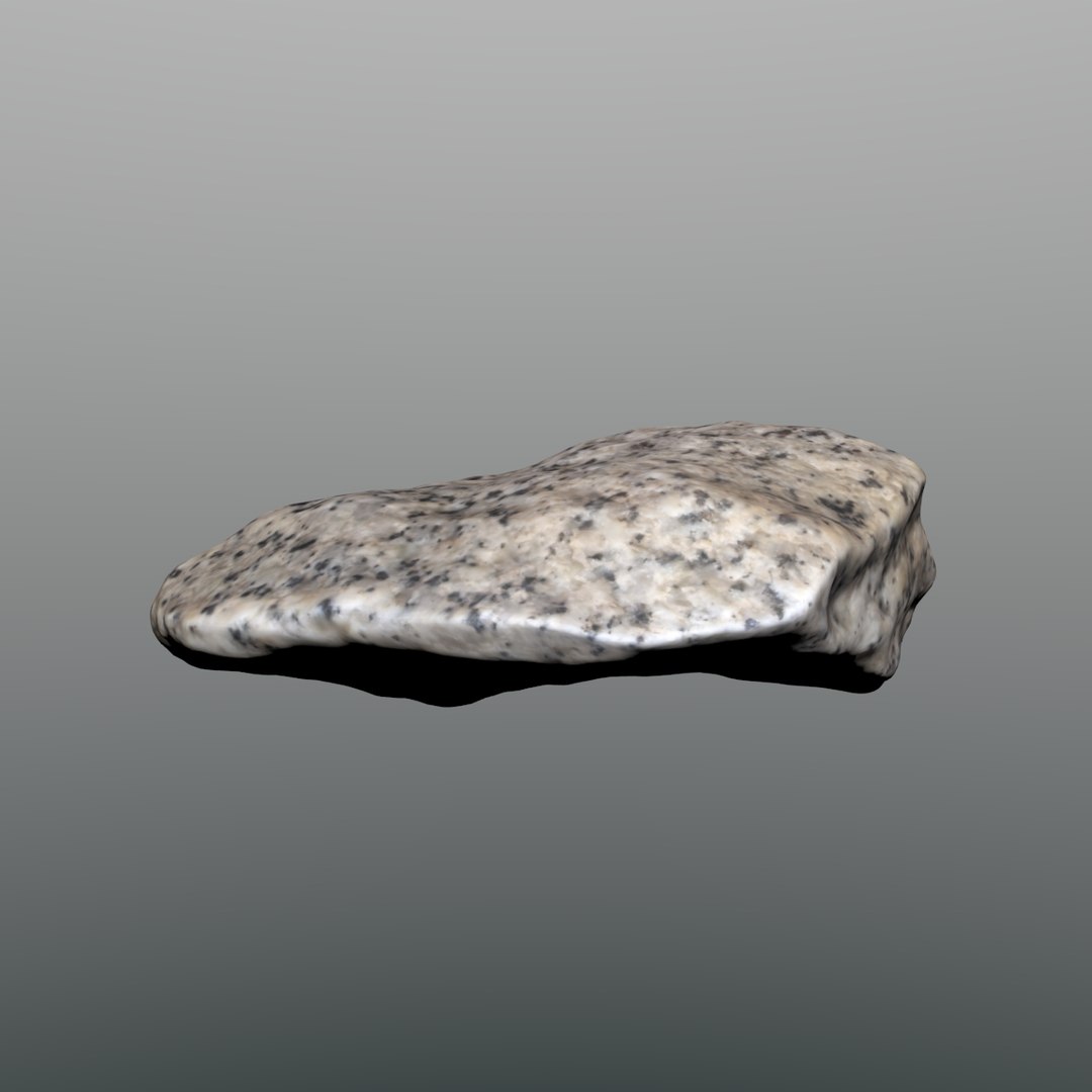 3d Scan Rock Granite Model