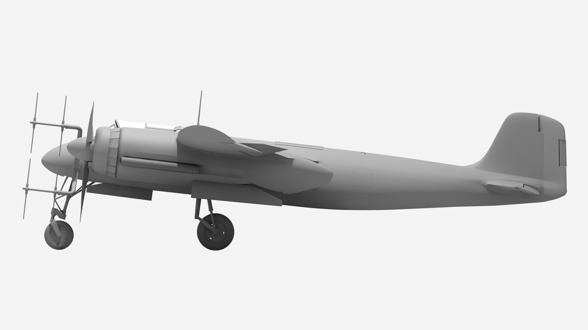 3D Focke-Wulf Ta154 Moskito - TurboSquid 1712603