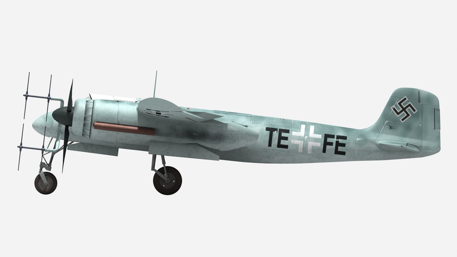 3d Focke Wulf Ta154 Moskito Turbosquid 1712603