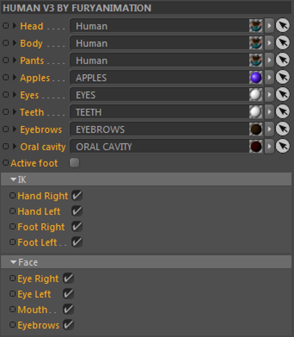 Minecraft Human Rig V3 C4d Free