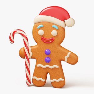 Gingerbread Man 3D model