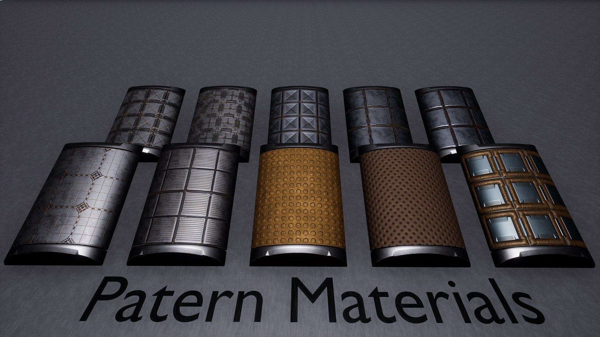 3D Sci-fi Space Materials Unreal Engine 4 Model - TurboSquid 2059328