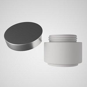 3D Cosmetic Cream Jar