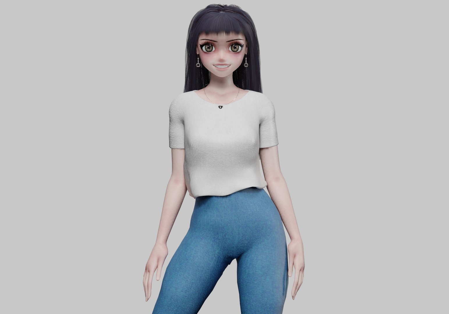 Cute Basic Girl V31817 Model - TurboSquid 2272029