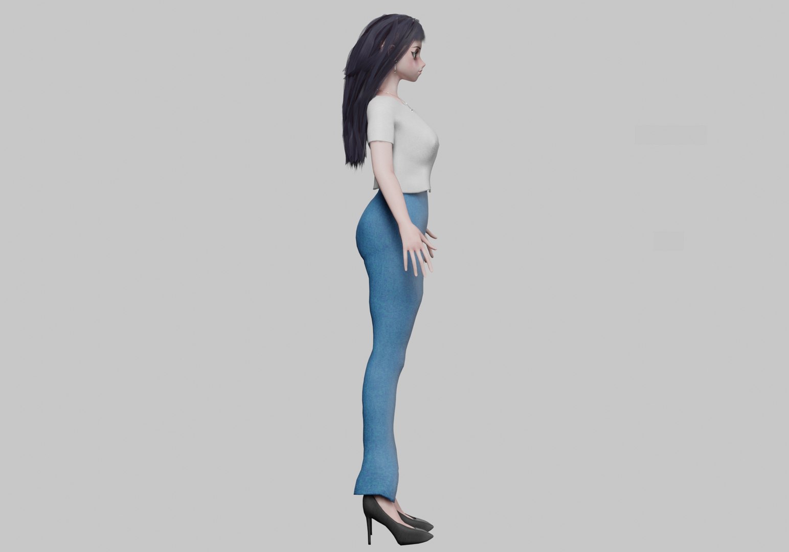 Cute Basic Girl V31817 Model - TurboSquid 2272029