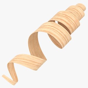 Wood Shavings 06 3D