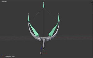 3D bow animation