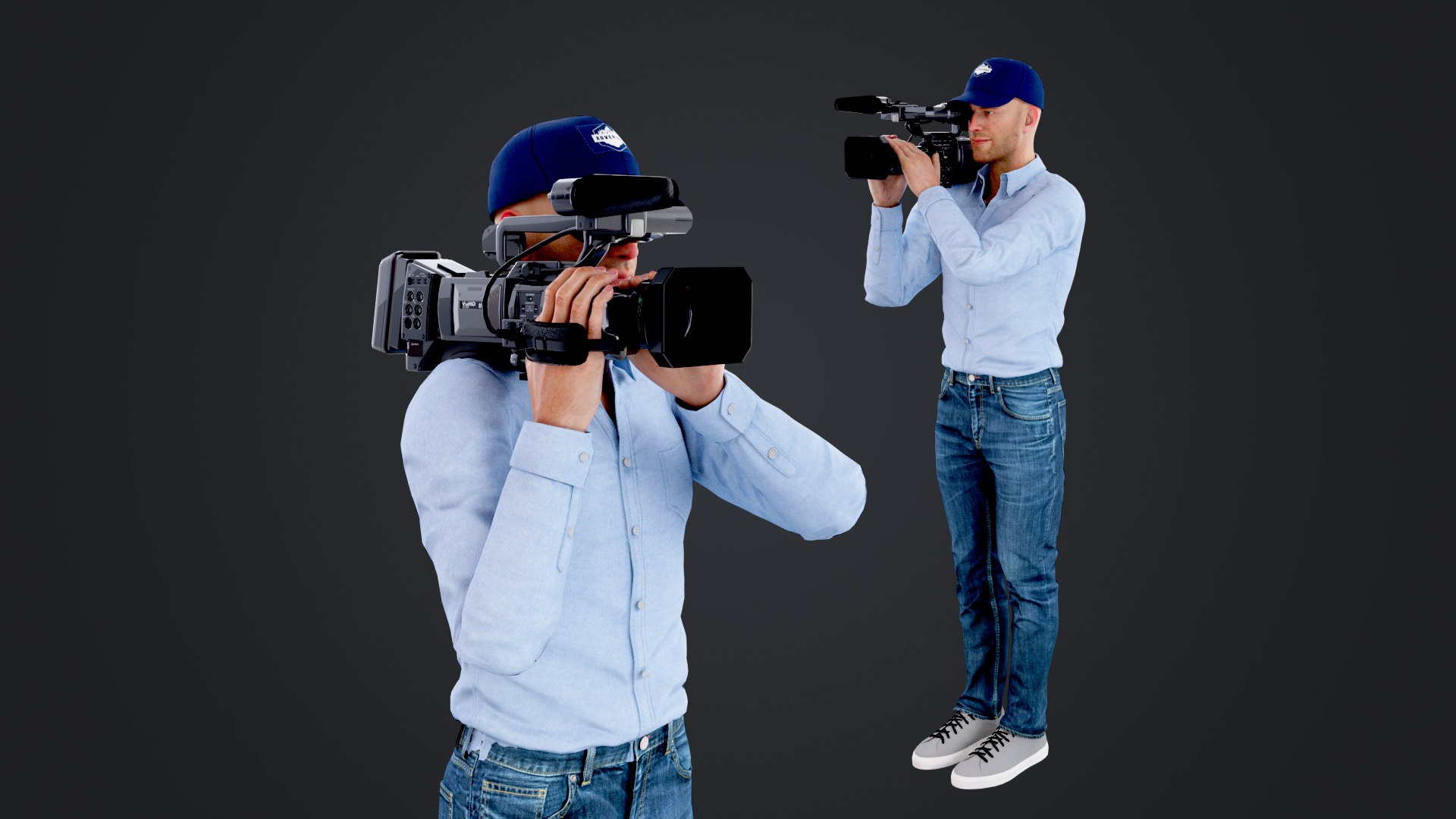 3D Model Cameraman - TurboSquid 2373140