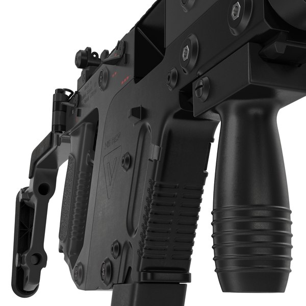 submachine gun kriss vector 3d model