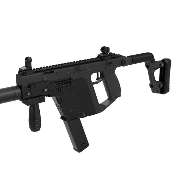 submachine gun kriss vector 3d model