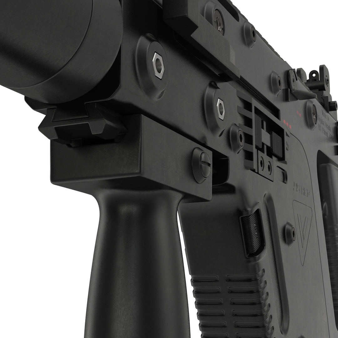 submachine gun kriss vector 3d model
