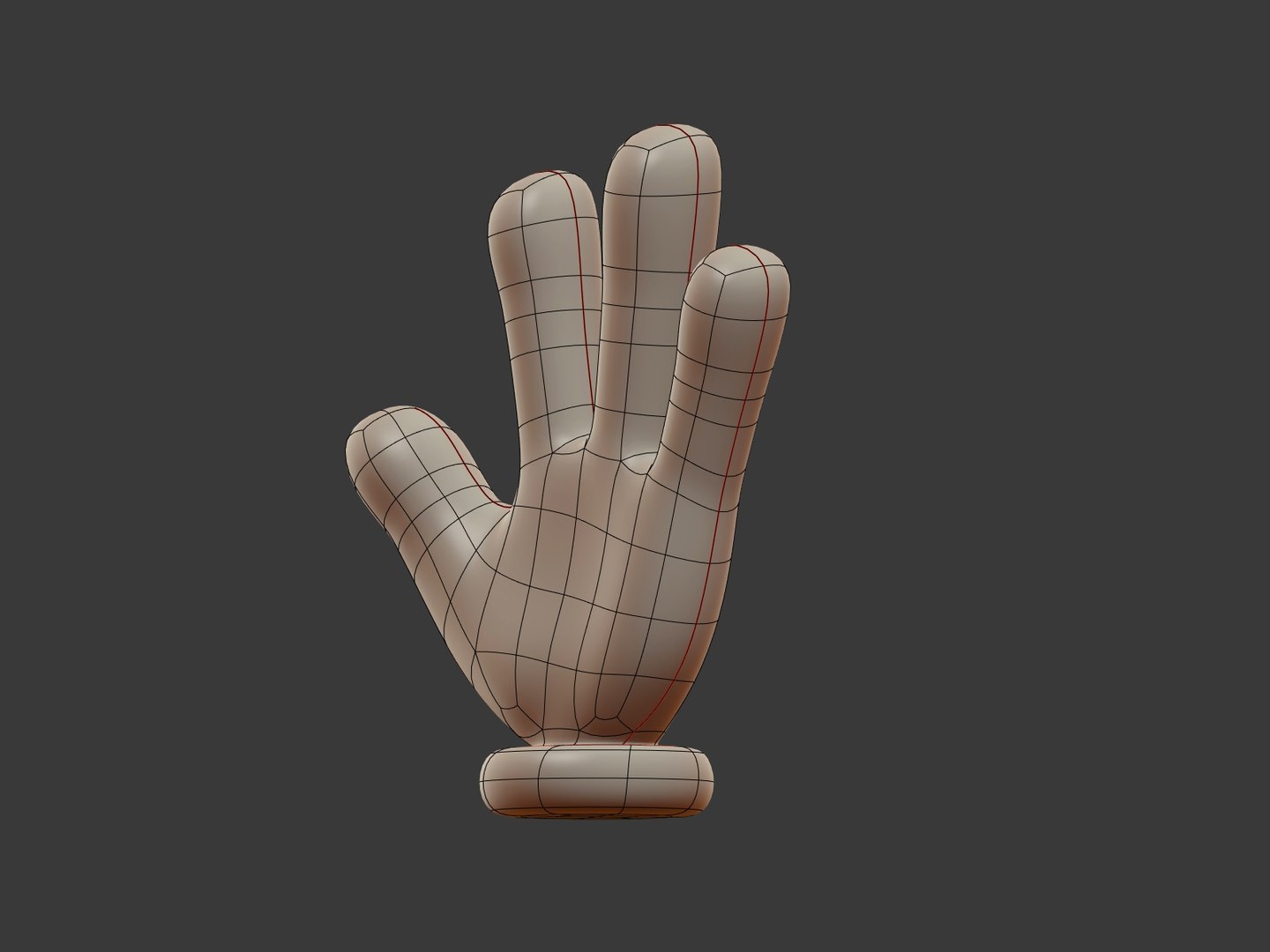 3D Cartoon Hand Model - TurboSquid 1409085