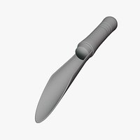 Gutter Shovel - Geometry Only No Textures No Materials