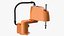 Brazo de robot industrial aparejado