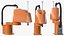 Brazo de robot industrial aparejado