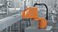Brazo de robot industrial aparejado
