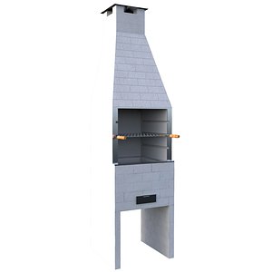 Masonry grill - churrasqueira