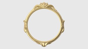 Art Nouveau Round Frame