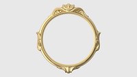 Art Nouveau Round Frame