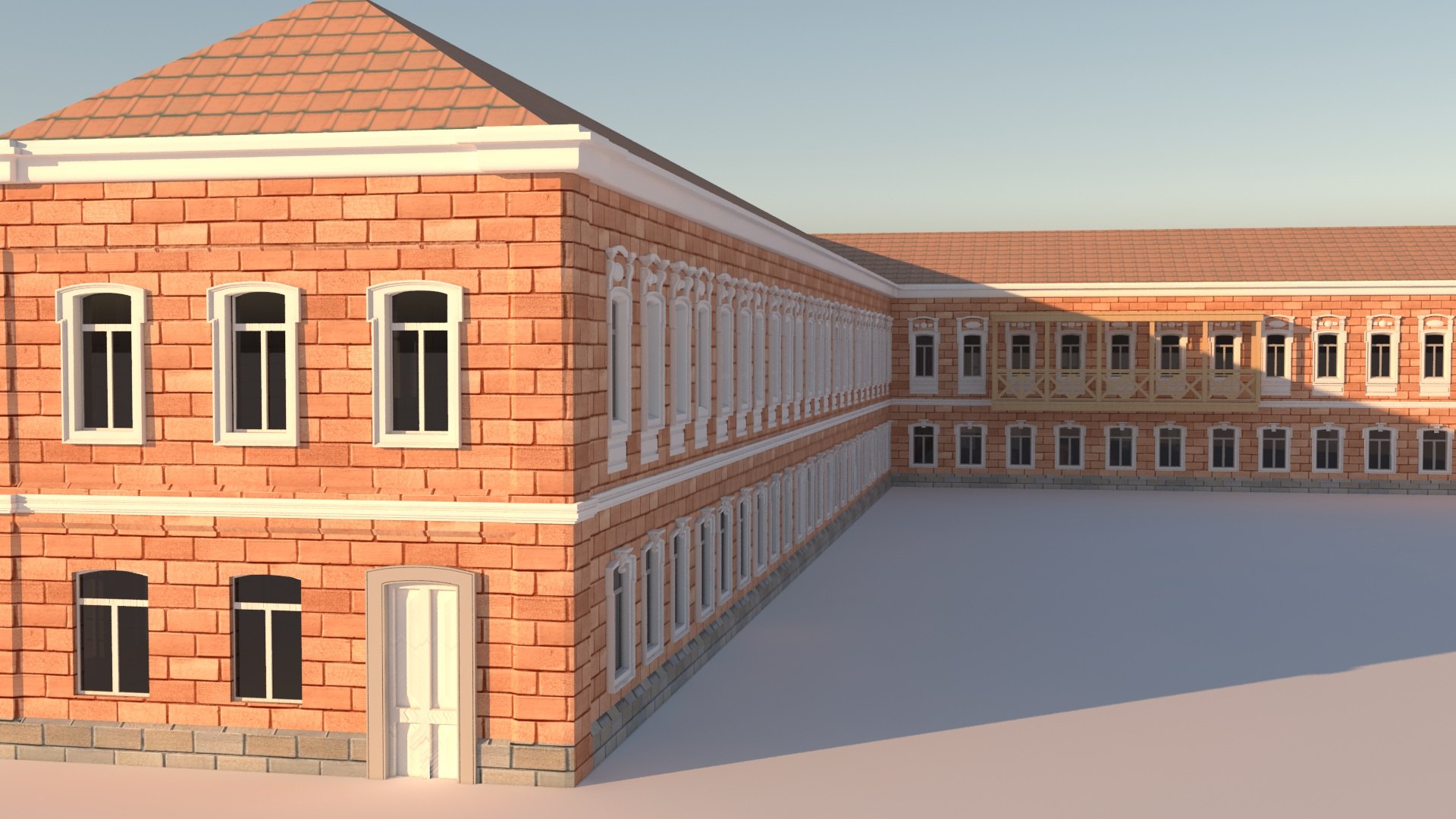 3D Old Building Model - TurboSquid 1724282