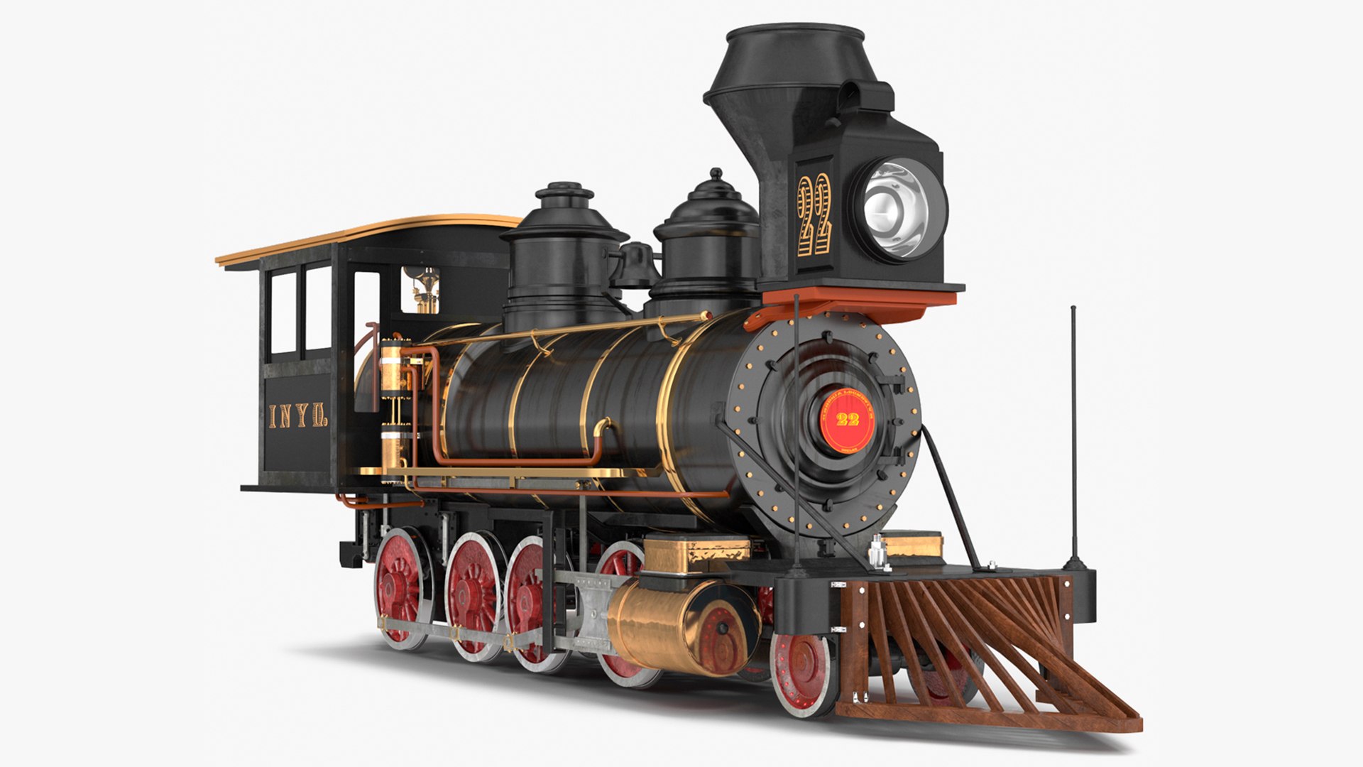 1860s Steam Locomotive 3D Model - TurboSquid 2148450