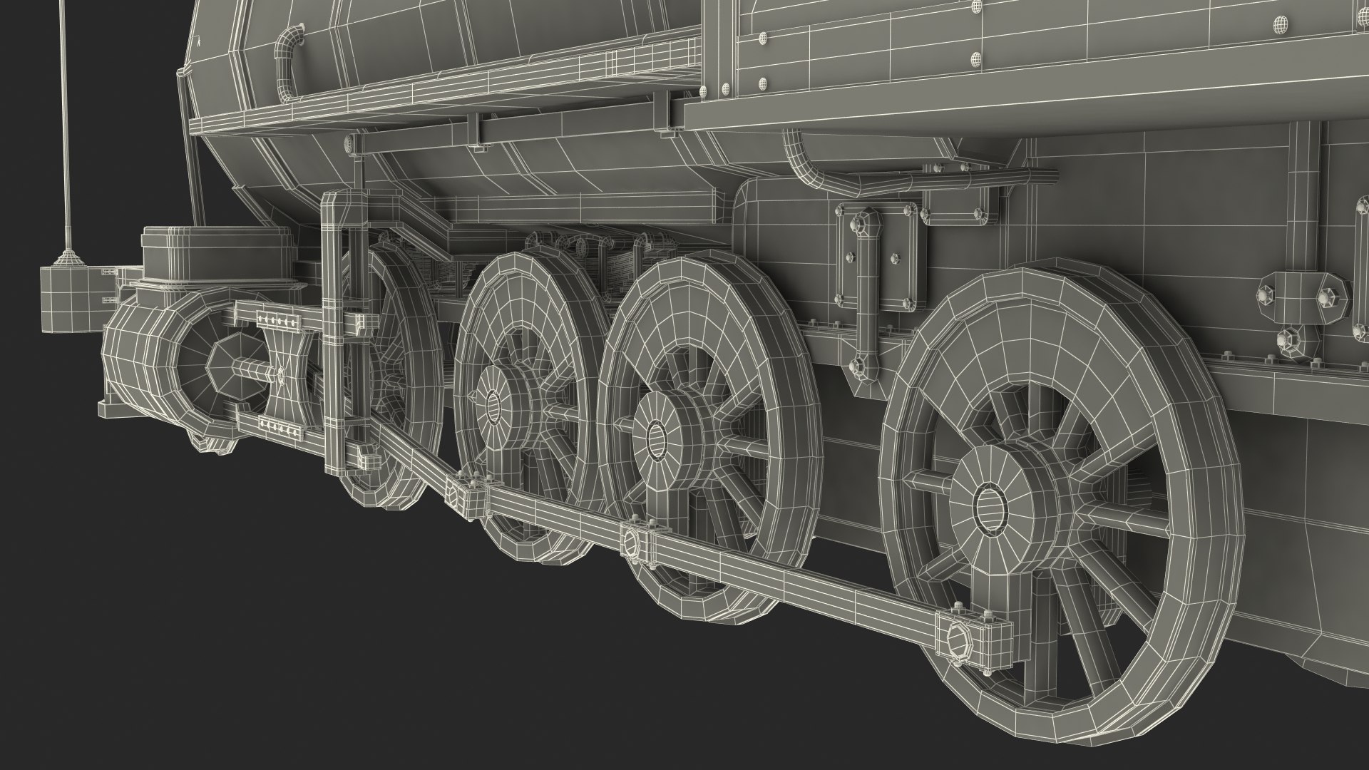 1860s Steam Locomotive 3D model - TurboSquid 2148450