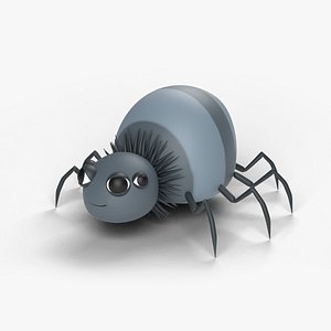 Cartoon Spider 3D model