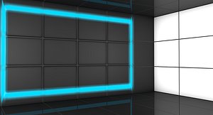 sci fi room 3D model