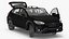 Subaru XV 2020 Hybrid CUV Black Rigged
