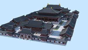 Tang Dynasty Temple Chinese Ancient Temple TangStyle