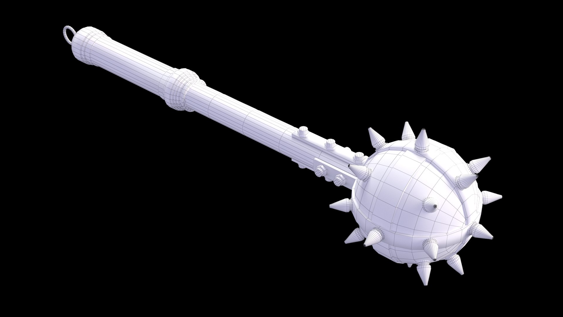 3D Model Medieval Mace - TurboSquid 1634718