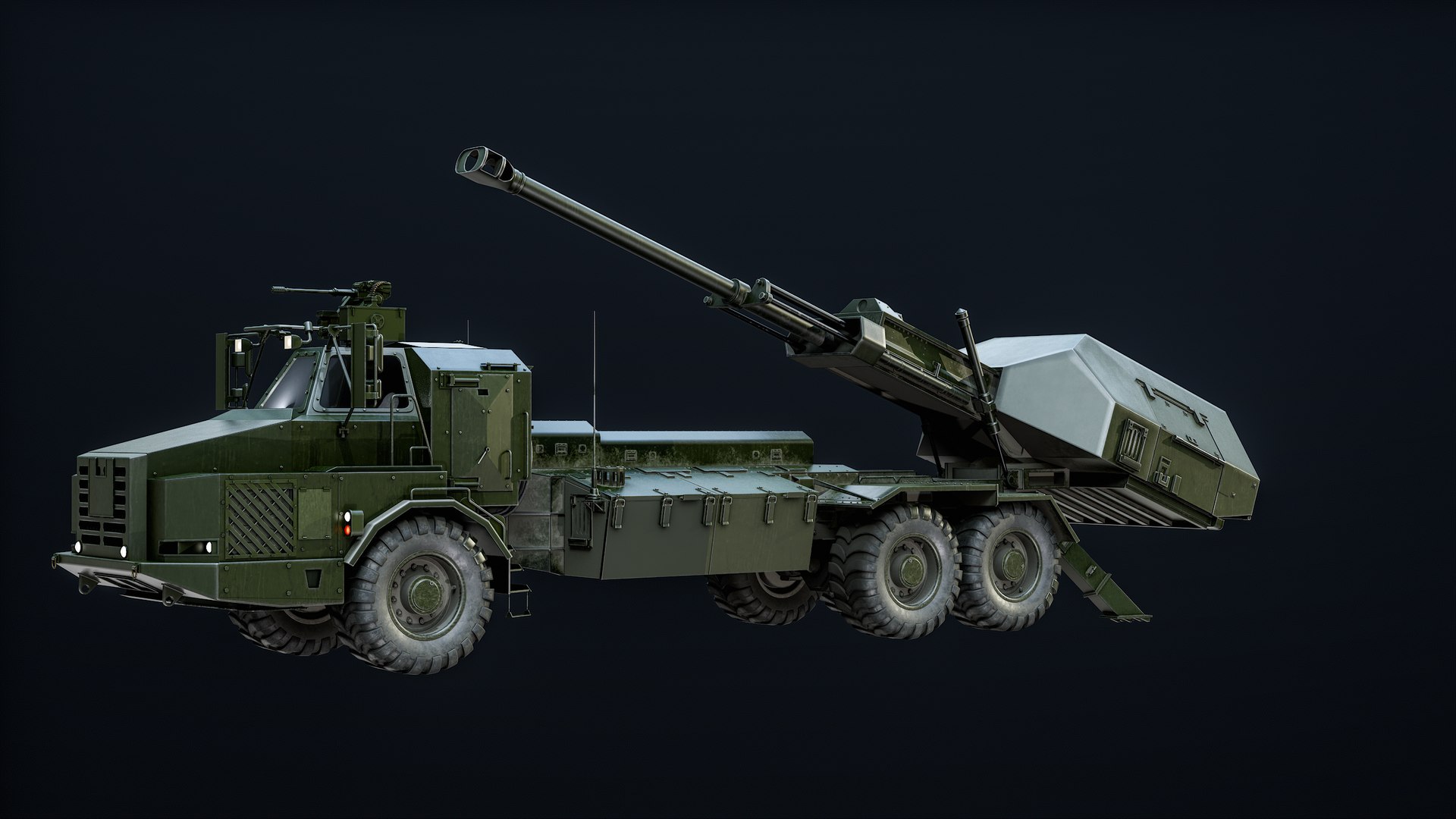 Archer Artillery System PBR model https://p.turbosquid.com/ts-thumb/TG/JVCtYe/IN/turn_00028/png/1718026799/1920x1080/fit_q87/5d3c21a45742255594717eb012bd5c73c8ffee1d/turn_00028.jpg