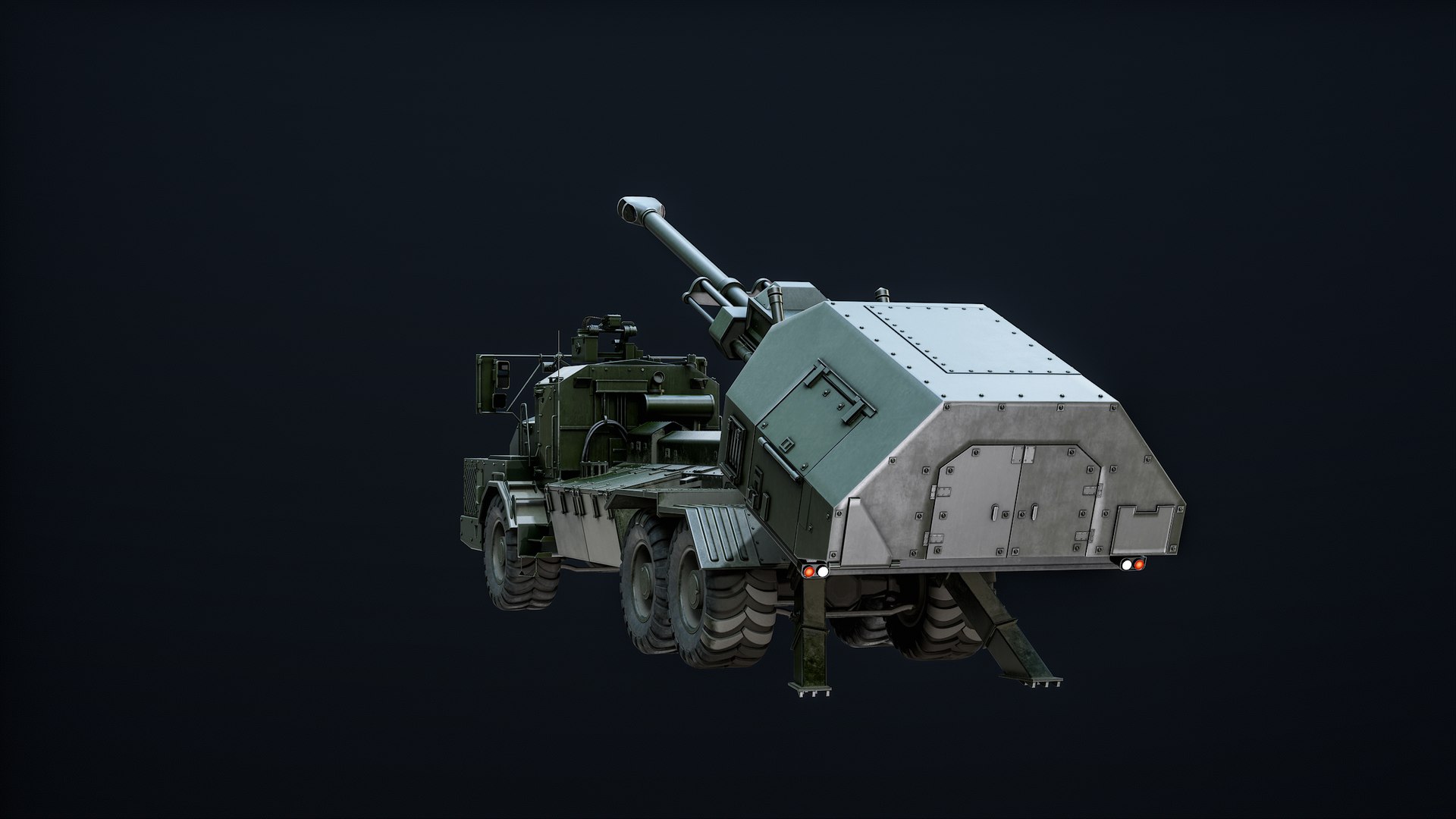 Archer Artillery System PBR model https://p.turbosquid.com/ts-thumb/TG/JVCtYe/UA/turn_00019/png/1718026789/1920x1080/fit_q87/e6e140fa389d6ae73e6a33bc7e1bbbaf5fcf05e6/turn_00019.jpg