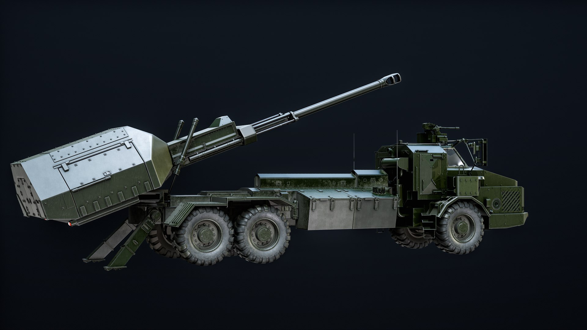 Archer Artillery System PBR model https://p.turbosquid.com/ts-thumb/TG/JVCtYe/rW/turn_00012/png/1718026783/1920x1080/fit_q87/f4b7d0cf23ff963cfaa50dd022e1a438275aad4d/turn_00012.jpg