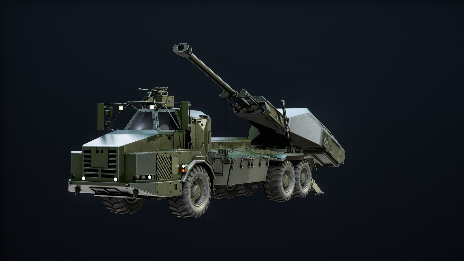 Archer Artillery System PBR model https://p.turbosquid.com/ts-thumb/TG/JVCtYe/rh/turn_00000/png/1718026765/1920x1080/fit_q87/3b806a920fea5849cb39273620922777b8a961eb/turn_00000.jpg