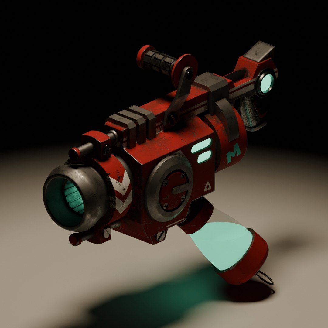 3D Tech-Gun Model - TurboSquid 2337039