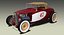 Hot Rod Roadster With Roof