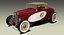 Hot Rod Roadster With Roof