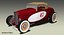 Hot Rod Roadster With Roof