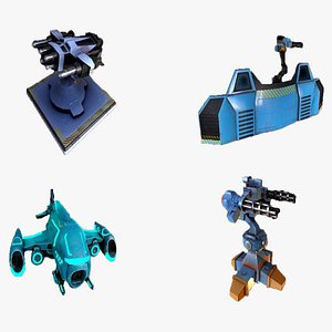 defence scifi 3D model